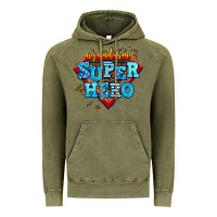 Vintage Olive my dad is my super hero Vintage Hoodie - AdoDesignShop