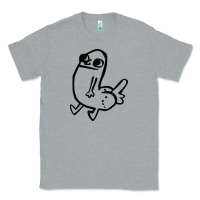 Heather Grey Dickbutt Classic Tee - artisFamous