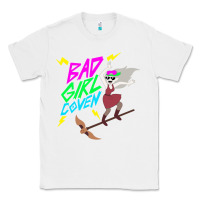 White BAD GIRL COVEN - THE OWL HOUSE Classic Tee - artisFamous