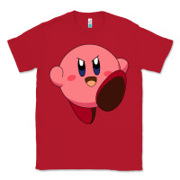 Red Kirby's Adventure Classic Tee - artisFamous