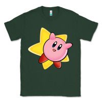 Sports Green Kirby's Adventure Classic Tee - artisFamous