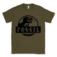 Army Green fossil dinosaur  wild life Classic Tee - artisFamous