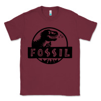 Burgundy fossil dinosaur  wild life Classic Tee - artisFamous