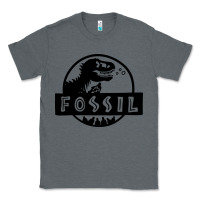 Charcoal Heather fossil dinosaur  wild life Classic Tee - artisFamous