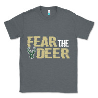 Charcoal Heather fear the deer Classic Tee - artisFamous