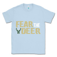 Dusty Blue fear the deer Classic Tee - artisFamous