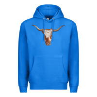 True Royal longhorn cow head Premium Hoodie - RanaPortraitStore