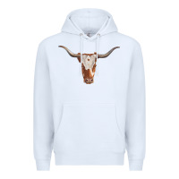 White longhorn cow head Premium Hoodie - RanaPortraitStore