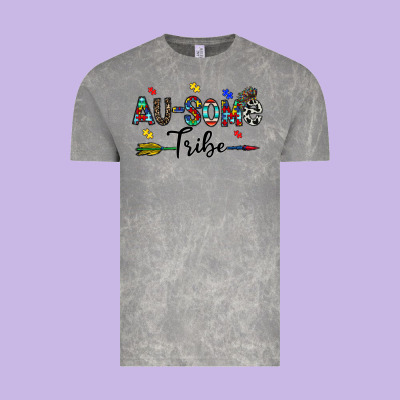 Au Some Tribe Vintage Tee Designed By Cowhidedigitalart