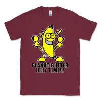 Burgundy peanut butter jelly time banana Classic Tee - artisFamous