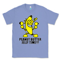 Peanut Butter Jelly Time Banana Classic Tee | Teevron