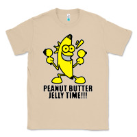 Mushroom peanut butter jelly time banana Classic Tee - artisFamous