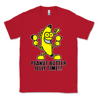 Red peanut butter jelly time banana Classic Tee - artisFamous