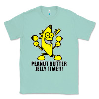 Seafoam peanut butter jelly time banana Classic Tee - artisFamous