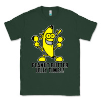 Sports Green peanut butter jelly time banana Classic Tee - artisFamous