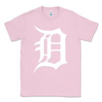 Bubblegum Pink detroit Classic Tee - artisFamous
