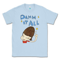 Dusty Blue Damm It All Classic Tee - artisFamous