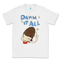 White Damm It All Classic Tee - artisFamous