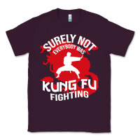 Plum surely not everybody was kung fu fighting Classic Tee - artisFamous