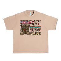 Burro home of the free beacause of the brave Urban Heavy Tee - CowhideDigitalArt