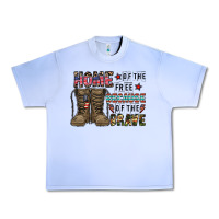 Grape Ice home of the free beacause of the brave Urban Heavy Tee - CowhideDigitalArt