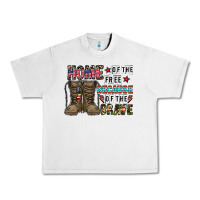 Lunar Rock home of the free beacause of the brave Urban Heavy Tee - CowhideDigitalArt