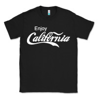 Black enjoy california Classic Tee - artisFamous