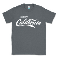 Charcoal Heather enjoy california Classic Tee - artisFamous