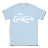 Dusty Blue enjoy california Classic Tee - artisFamous
