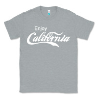 Heather Grey enjoy california Classic Tee - artisFamous