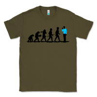 Army Green evolution spock Classic Tee - artisFamous