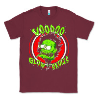 Burgundy voodoo glow skulls Classic Tee - artisFamous