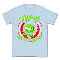 Dusty Blue voodoo glow skulls Classic Tee - artisFamous