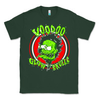 Sports Green voodoo glow skulls Classic Tee - artisFamous