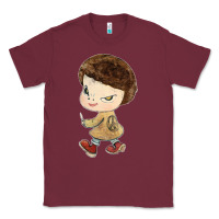 Burgundy Little Yoshitomo Knives Classic Tee - artisFamous