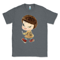 Charcoal Heather Little Yoshitomo Knives Classic Tee - artisFamous