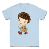 Dusty Blue Little Yoshitomo Knives Classic Tee - artisFamous