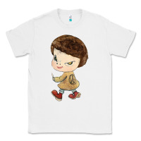 White Little Yoshitomo Knives Classic Tee - artisFamous