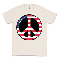 Natural United states peace symbol Classic Tee - artisFamous