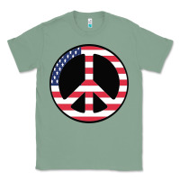 Sage United states peace symbol Classic Tee - artisFamous