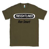 Army Green freightliner run smart Classic Tee - artisFamous