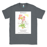 Charcoal Heather DALI teatro museo figueras Classic Tee - artisFamous