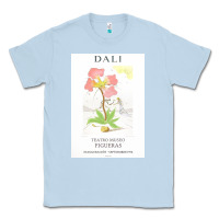 Dusty Blue DALI teatro museo figueras Classic Tee - artisFamous
