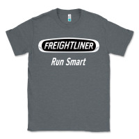 Charcoal Heather freightliner run smart Classic Tee - artisFamous