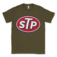 Army Green stp motor oil distressed Classic Tee - artisFamous