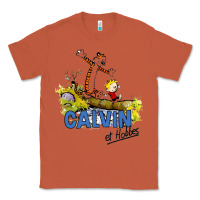 Copper calvin hobbes Classic Tee - artisFamous