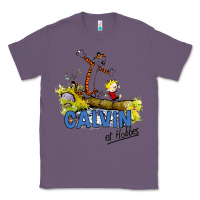 Lavender calvin hobbes Classic Tee - artisFamous
