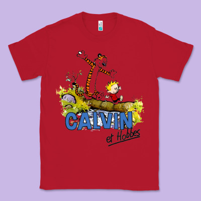 Calvin Hobbes Classic Tee Designed By Artisfamous