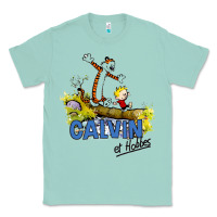Seafoam calvin hobbes Classic Tee - artisFamous