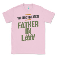 Bubblegum Pink World's Greatest Father-In-Law - Dad and Grandpa Classic Tee - artisFamous